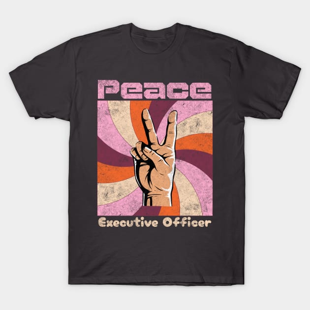 Peace In The 70s Style T-Shirt by With Own Style